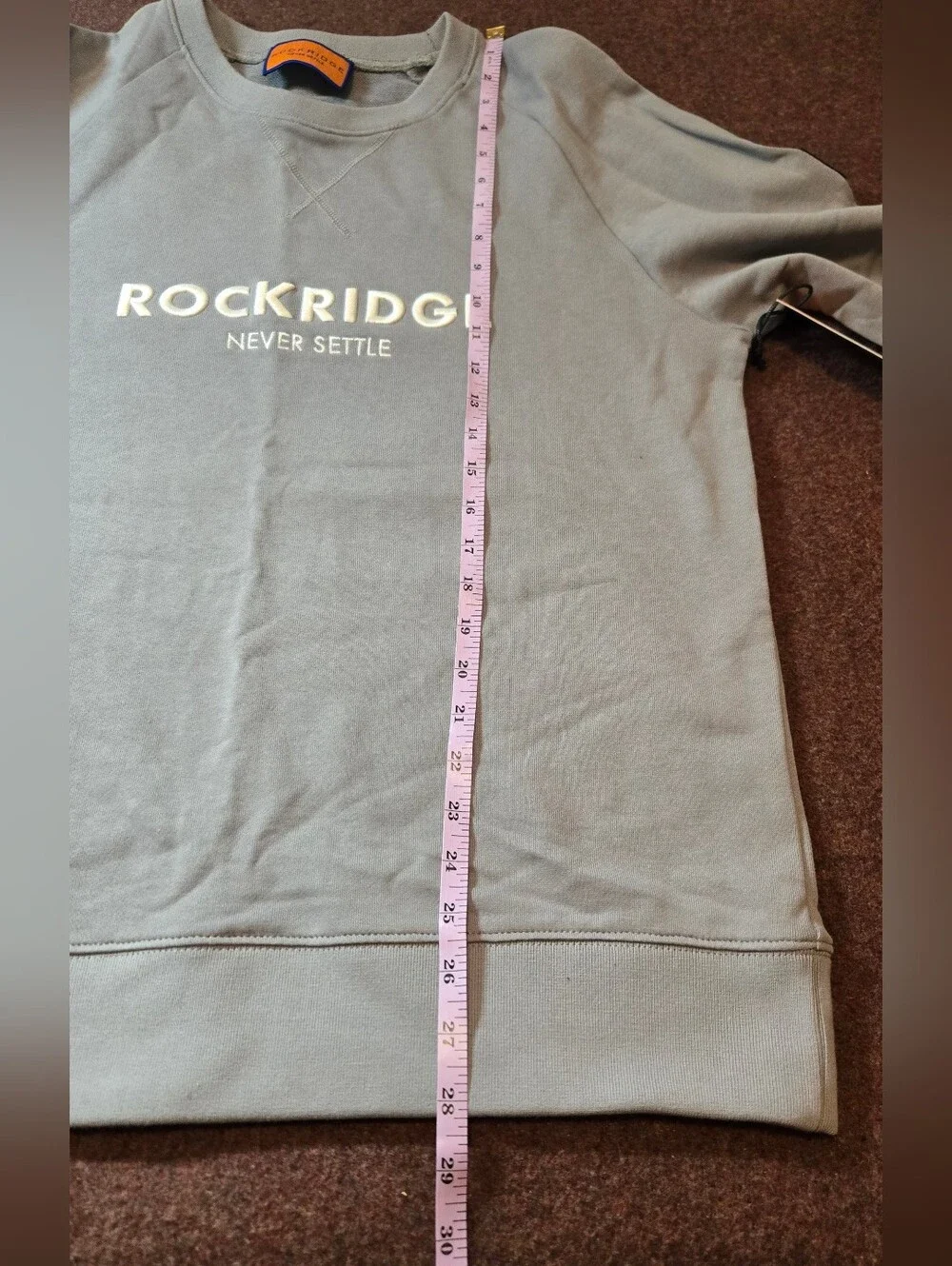 New! Rockridge Crew Neck Sweatshirt Cotton Size Large Bay Area Berkeley Oakland